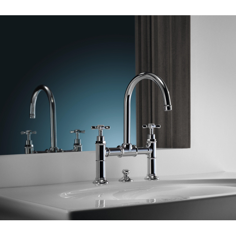 AXOR Montreux robinet de lavabo sur gorge avec vidage Chrome GA65339