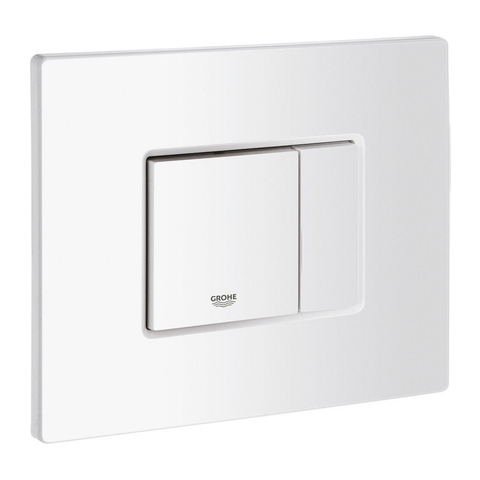 Grohe Skate Cosmopolitan Bedieningsplaat - dualflush - horizontaal/verticaal - kunststof - alpine wit 0720003