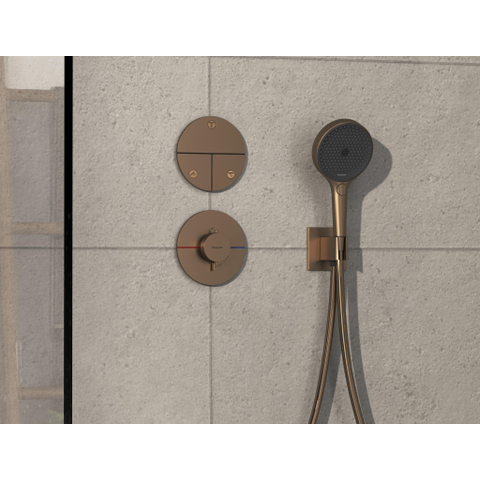 Hansgrohe ShowerSelect Comfort S Mitigeur de douche encastré pour 3 fonctions bronze brossé SW918061