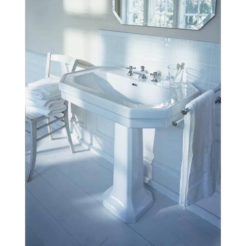 Duravit Serie 1930 Wastafel - 70x50cm - met 1 kraangat - met overloop - wit 0293369