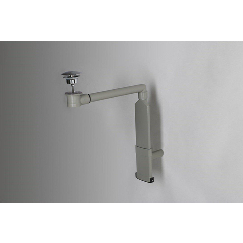 Forzalaqua sifon ruimtebesparend met afvoerplug 5/4' always open RVS Chroom - OUTLET UDEN STORE37256