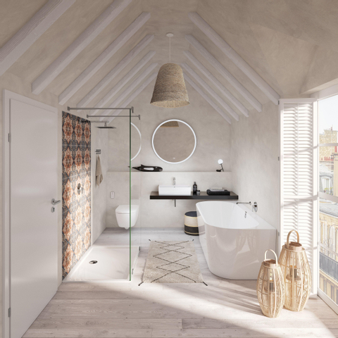 Villeroy & Boch Futurion Flat douchebak quaryl rechthoekig - 120x90x2.5cm - White Alpine (glans wit) 0949022