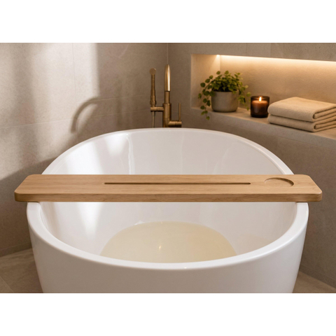 Saniclass Axess Badplank - 95x15cm - eikenhout - eiken natural SW1581567