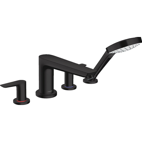 Hansgrohe Talis e Afbouwdeel - voor 4-gats badrandkraan - voor inbouwdeel - mat zwart SW385605