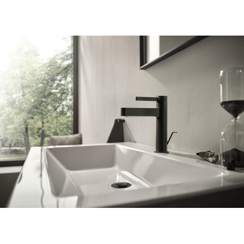 Hansgrohe Finoris Wastafelmengkraan - 110 - coolstart br.black chr. - zwart SW1388800