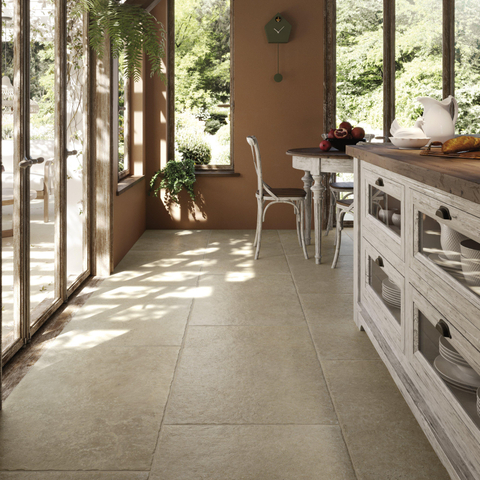 Terravito Horeno Keramische vloertegel - 60x90cm - 9.0mm - gerectificeerd - Beige SW1235812