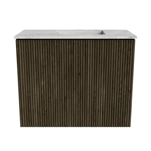 Mondiaz JOYA-DLUX 50cm toiletmeubel - kleur Shadow - Wastafel FAYE positie Rechts Zonder kraangat kleur Glace. SW1422744