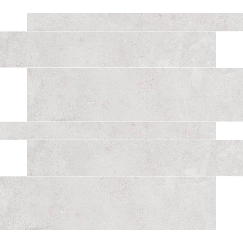Terravito Velaro carreau mural - 5x60cm - Rectangulaire - 9mm - rectifié - effet béton - Glaciar SW159301