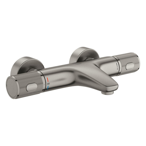 GROHE Grohtherm 1000 Performance badthermostaat - met koppelingen - supersteel (rvs) SW1477579