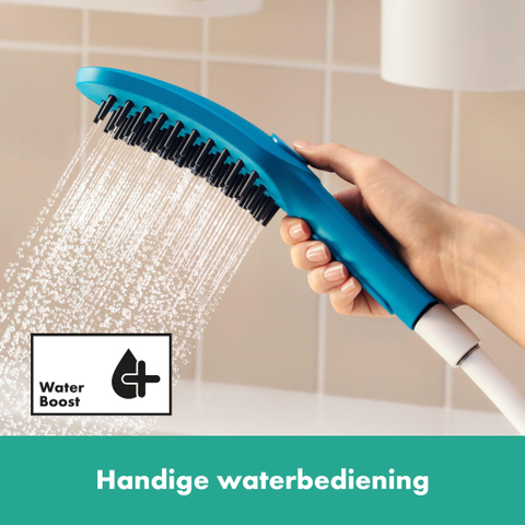 Hansgrohe DogShower douchette - 6.3cm - rectangulaire - petrol (bleu) SW651372