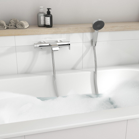 Hansgrohe Pulsify S handdouche - 10cm - rond - 1 stand - EcoSmart+ - chroom SW1382727