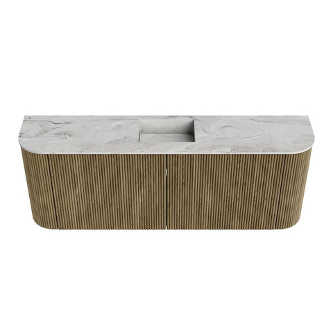 Mondiaz JOYA-DLUX 113.2cm toiletmeubel - ronding links en rechts kleur Dusk - Wastafel FAYE positie Midden 1 kraangat kleur Glace. SW1423195