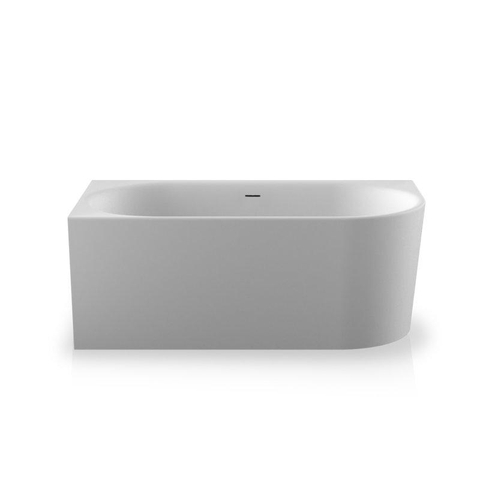 Plieger Kansas Hoekbad - 155x80x60cm - hoek links - met slotoverloop - met af- en overloopgarnituur - met poten - acryl - mat wit SW924794