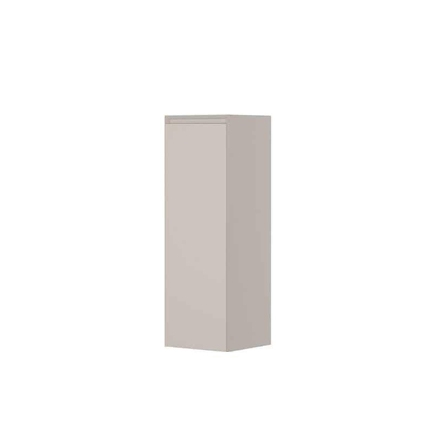 INK Armoire de salle de bains - 35x35x106cm - 1 porte - ouvrant à gauche et à droite - sans poignée - MDF laqué gris cachemire mat SW798184