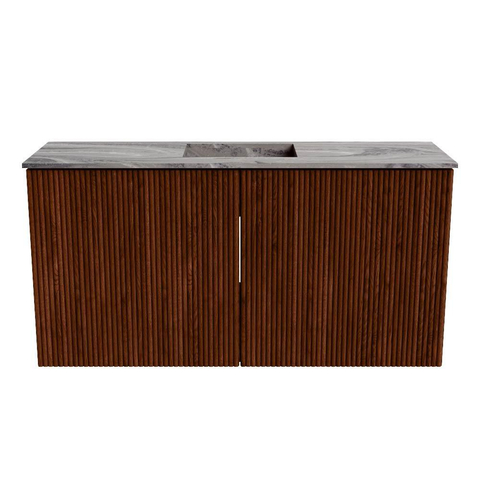 Mondiaz JOYA-DLUX 80cm meuble de salle de bains - couleur Ruby - Vasque FAYE position Milieu 1 trou de robinet couleur Sombra. SW1425660