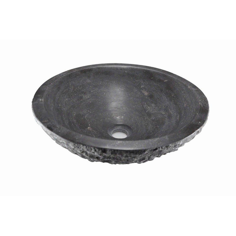 Wiesbaden Raw Waskom rond hamerslag - 42x14cm hardsteen gezoet SW373887
