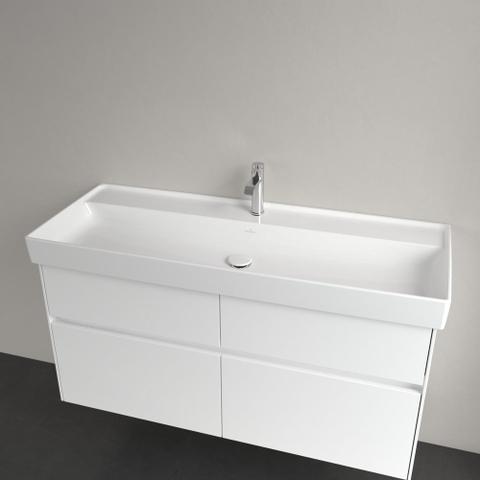 Villeroy & Boch Collaro meubelwastafel - 120x47cm - zonder overloop - 1 kraangat - White Alpine (glans wit) SW358345