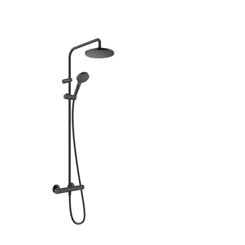 Hansgrohe Vernis Blend Showerpipe - 200 - 1jet - met douche - thermostaat - mat zwart SW647134
