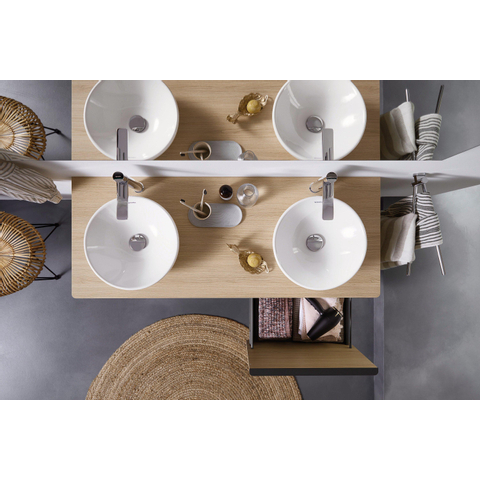Duravit D-neo Wastafelmengkraan - eengreeps - 50x184x270mm - hoogglans chroom SW640496