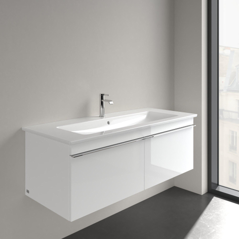 Villeroy & Boch venticello meubelwastafel - 120x50cm - met 1 kraangat - met overloop - White Alpine (glans wit) 1025110