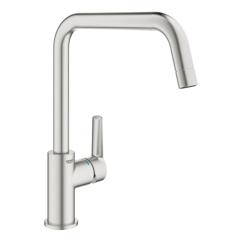 Grohe Start Keukenkraan - hoog - draaibare uitloop - Supersteel (RVS) SW705168