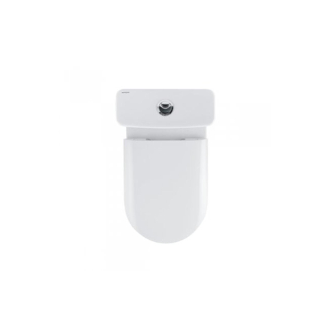 Sanindusa Winner ensemble WC - 36.6x64.6x87.7cm - sur pied - surélevé 6cm - sans bride - réservoir monobloc - fermeture amortie - céramique - blanc brillant SW1030605