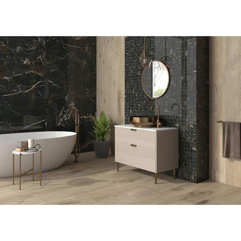 ÉCHANTILLON Ceralto Verano Mosaic Carreau de sol et de mur 60x120cm 10.5mm rectifié grès cérame Brown SW912441