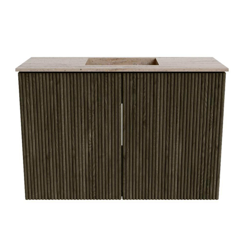 Mondiaz JOYA-DLUX 60cm toiletmeubel - kleur Shadow - Wastafel FAYE positie Midden 1 kraangat kleur Saba. SW1425098