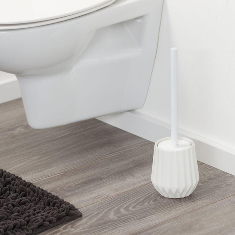 Sealskin Arte Brosse de toilette avec support Céramique Blanc SW207164