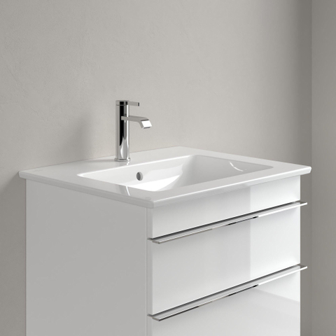 Villeroy & Boch Venticello lavabo - avec 1 trou de robinet 60x50cm - (adapté pour 3 trous de robinet) avec trop-plein blanc 1025150