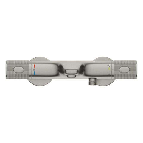 GROHE Grohtherm 1000 Performance badthermostaat - met koppelingen - supersteel (rvs) SW1477579
