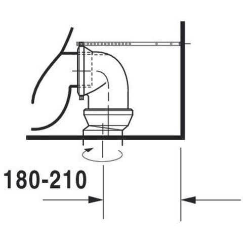 Duravit Starck 3 Duobloccloset - back-to-wall - voor varioset - diepspoel - glans wit 0314242