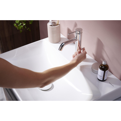 Hansgrohe Tecturis s Eengreeps wastafelkraan - 110 met PopUp - trekwaste - hoogglans chroom SW918750