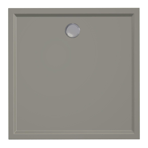 Xenz Mariana douchebak - 90x90x7 - Acryl - cement SW378605