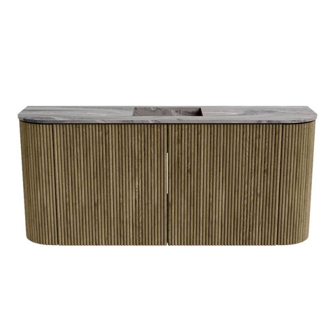 Mondiaz JOYA-DLUX 93.2cm toiletmeubel - ronding links en rechts kleur Dusk - Wastafel FAYE positie Midden Zonder kraangat kleur Sombra. SW1426182
