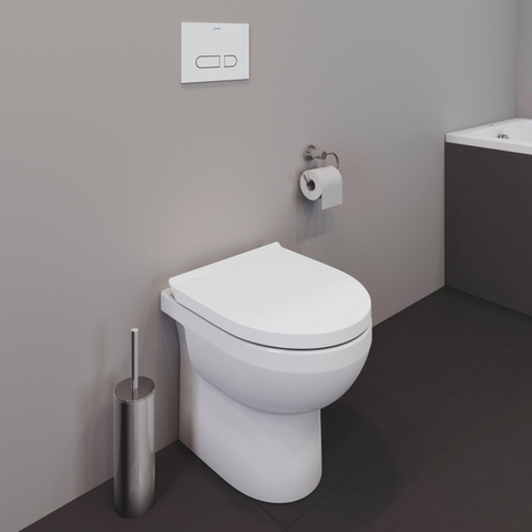 Duravit No.1 Staand closet - 48x37x40cm - diepspoel - spoelrandloos - rimless - glans wit SW723748