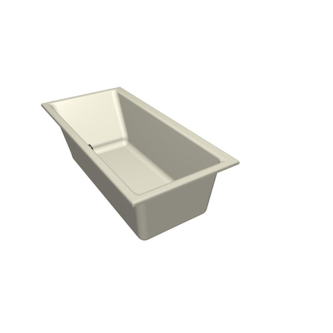 Xenz Kristal Baignoire - 160x75x48 - bonde centrale - acrylique - pergamon SW378401