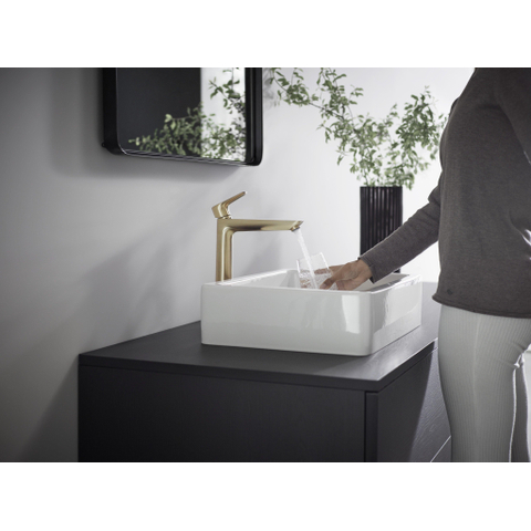 Hansgrohe Talis e 1 greeps wastafelmengkraan - 240 zo/afvoer - geborsteld brons SW528868