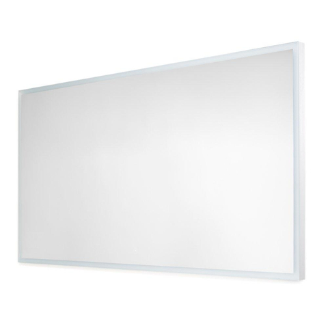 Saniclass Edge miroir avec éclairage LED à intensité réglable 80x70cm avec interrupteur tactile aluminium SW278206