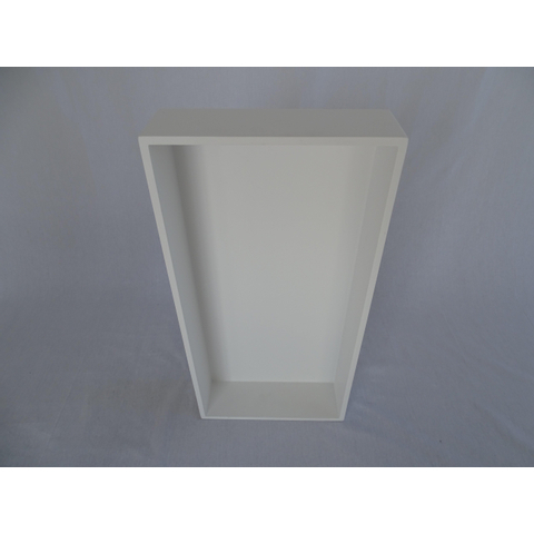 Crosstone by Arcqua Solid Alcove niche encastrée 60x30x10cm solid surface blanc mat SW420142