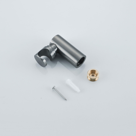 Fortifura Calvi Handdouchehouder - PVD - geborsteld gunmetal (antraciet) SW720568
