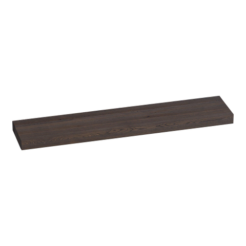 BRAUER Creek plan vasque suspendu - 220x50x10cm - lames chêne noir SW371918