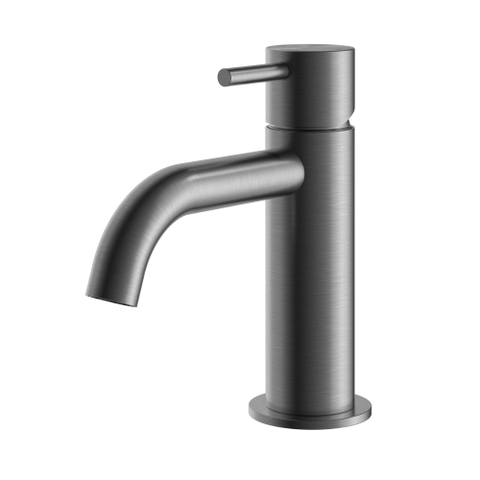 Hotbath Archie Wastafelmengkraan - zonder waste BGP - PVD - geborsteld gunmetal (antraciet) SW798784