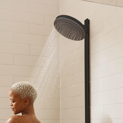 Hansgrohe Pulsify s - hoofddouche 26cm - 1jet - zonder arm - mat zwart SW651071