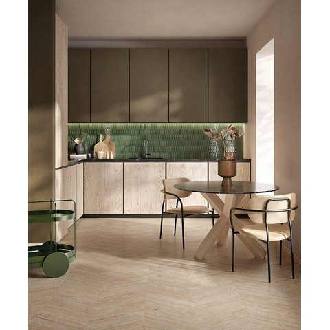 SAMPLE Terravito Favano Keramisch parket wand- en vloertegel - 7.5x45cm - 9.0mm - gerectificeerd - Light SW1596329