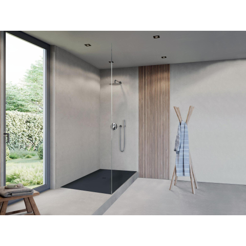 Duravit Sustano Douchebak - 180x80x3cm - Rechthoek - DuraSolid - mat antraciet SW813689