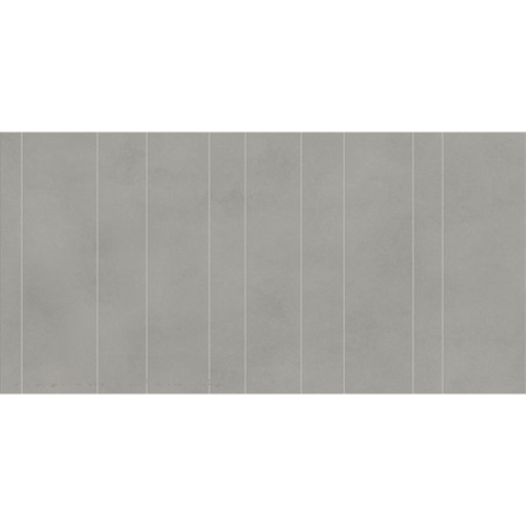 Ceralto Lazaro Bande décorative - 59.5x119.5cm - 9.0mm - rectifié - gris SW1129941