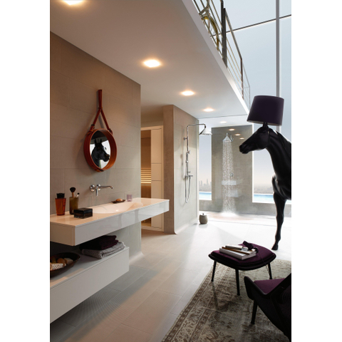 AXOR Front 240 douche de tête - 24cm - rond - avec bras mural 40cm - 1 jet - chromé 0605598