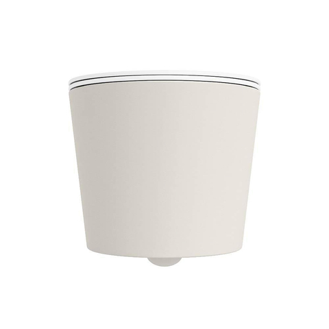 Mondiaz LAVIE hangtoilet – spoelrandloos – 36 x 53 cm – met softclose zitting – Linen (offwhite), zitting Talc (wit) SW1208759