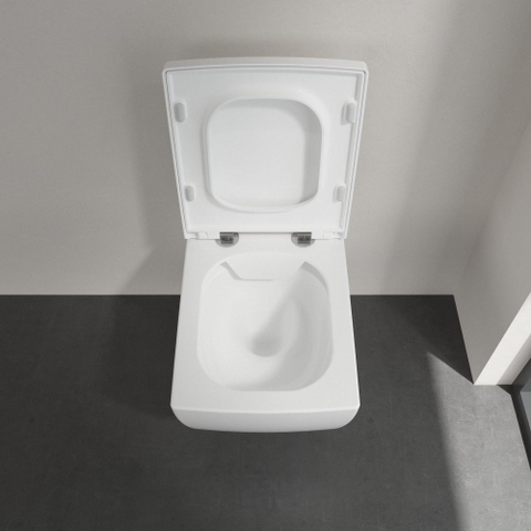 Villeroy & Boch memento 2.0 closetzitting - softclose & - quickrelease - White Alpine (glans wit) SW336038